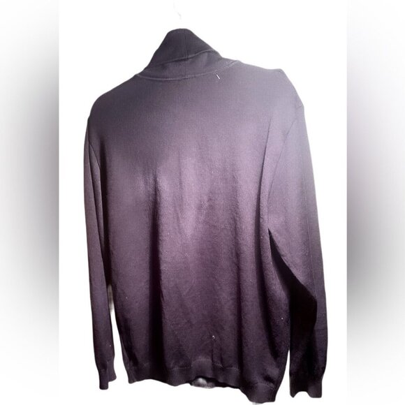 Paul & Shark wool long sleeve button up navy blue lightweight cardigan sweater L - Picture 2 of 4